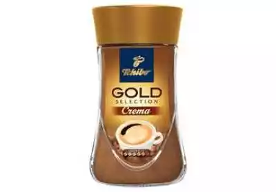 Kawa rozpuszczalna. 100% kawy naturalnej. Bogaty smak,  złota aksamitna pianka. Bogaty smak i intensywny aromat kawy połączony z wyjątkowo aksamitną pianką. Tchibo Gold Selection Crema - na wszystkie te chwile,  gdy chcesz sprawić sobie małą przyjemność.