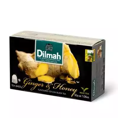 ﻿Dilmah Ginger i Honey Ex20 z zawieszką  Podobne : Zawieszka skarpeta GINGER brązowa 8X10CM /x6 - 214321