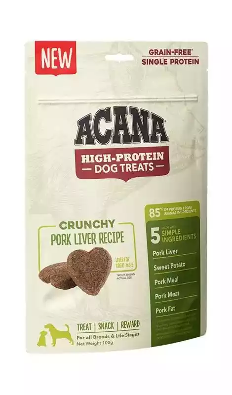 Acana Crunchy Pork - przysmak wieprzowy dla psa 100g Acana ceny i opinie
