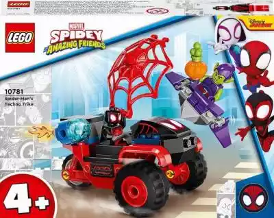 Lego Marvel Technotrójkołowiec Spider-Ma Podobne : Lego Marvel 10781 Technotrójkołowiec Spider Mana - 3127432