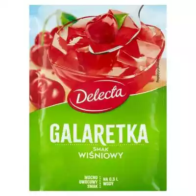 Delecta Galaretka smak wiśniowy 70 g Podobne : Delecta - Proszek do pieczenia - 244354