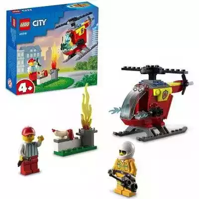 LEGO City Helikopter strażacki 60318 Podobne : Lego City: Selfie na motocyklu kask. Stuntz - 3290286