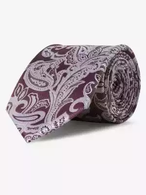 Elegancki przepych: Dopracowany wzór paisley krawata marki Andrew James New York podkreśla formalne stylizacje ekstrawaganckim akcentem.