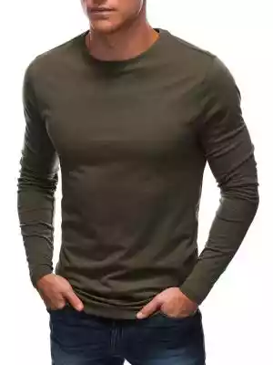 
Koszulka męska typu longsleeve 
Model w jednolitym kolorze,  bez nadruku - BASIC
Klasyczny,  zaokrąglony dekolt 
Skład: 100% bawełna
Kolor: oliwkowy
