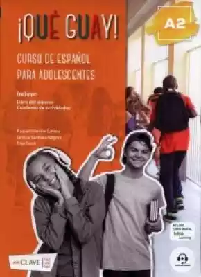Que guay! A2 to kurs języka hiszpańskiego dla nastolatków od 11 roku życia. Proponuje komunikacyjne podejście do nauki,  które zaznajamia uczniów z nowym słownictwem i zasadami gramatycznymi,  biorąc pod uwagę ich zainteresowania. Poszczególne rozdziały uzupełnia szereg materiałów dodatkow