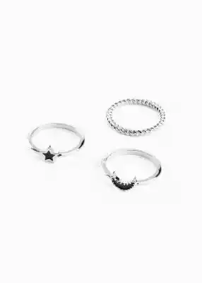 Komplet pierścionków (3 części) Podobne : Złoty Komplet pierścionków Punk Goth styl retro - 361883
