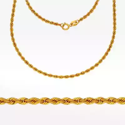 Łańcuszek ze złota 55cm kord Biżuteria złota > Łańcuszki złote
