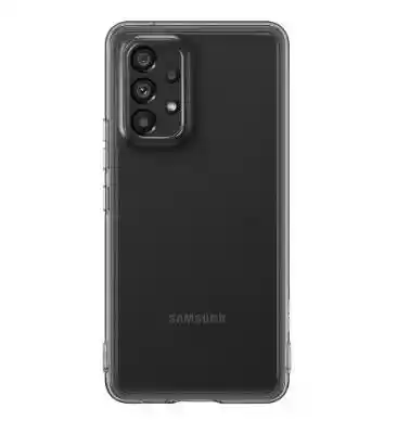 Samsung Etui Soft Clear Cover Black A53  Smartfony i lifestyle/Ochrona na telefon/Etui i obudowy na smartfony