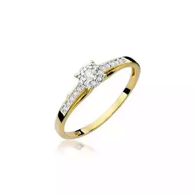 Złoty pierścionek z brylantami Podobne : Złoty pierścionek z brylantami - 280913