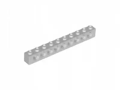 Lego 2730 technic brick 1x10 j. szary Lbg 1 szt N