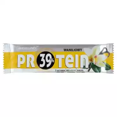 Bakalland Protein Baton waniliowy 35 g Artykuły spożywcze > Zdrowa żywność > Produkty dietetyczne, sport, fitness