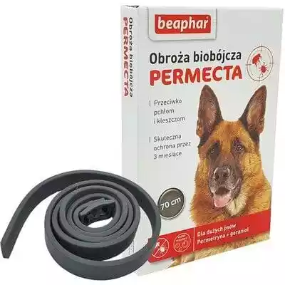 Obroża BEAPHAR Permecta XL (48 - 65 cm)  Podobne : Obroża dla psa z uchwytem Czarny L - 2713308