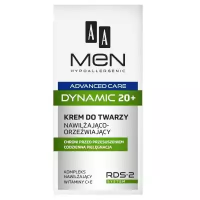 AA Men Advanced Care Dynamic 20+ Krem do Drogeria, kosmetyki i zdrowie > Kosmetyki pielęgnacyjne > Po goleniu