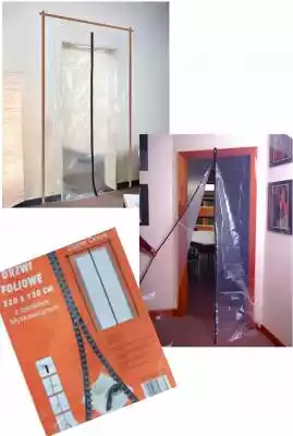 Drzwi Foliowe Przeciwpyłowe Z Zamkiem Ku drzwi i panele