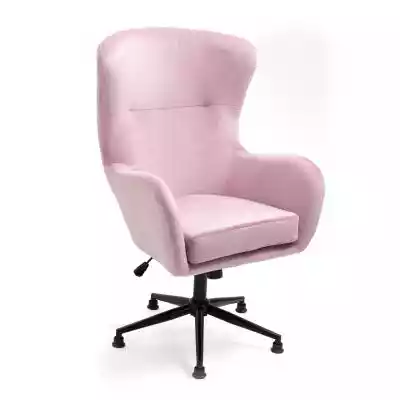 Fotel obrotowy welurowy YC-9118 Różowy Podobne : Fotel obrotowy welurowy biały NOLO - 166712
