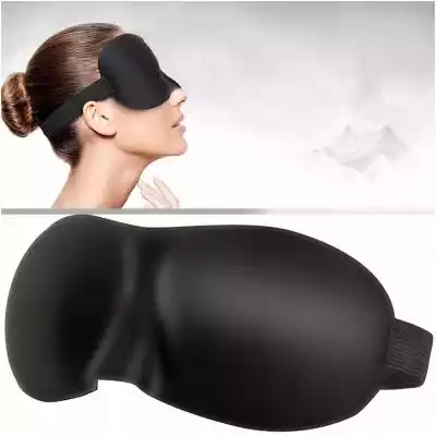Maska Na Oczy Do Spania 3D Opaska Na Lep Podobne : satynowa Opaska maska do spania na oczy czarna - 374433