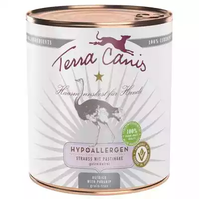 Terra Canis Hypoallergen, 6 x 800 g - St Podobne : O'CANIS Jeleń z kaszą gryczaną - mokra karma dla psa - 6x400 g - 88418