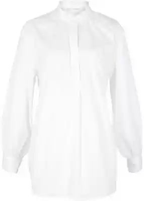 Bluzka koszulowa ze stójką Podobne : Biała koszulowa bluzka damska K-LILA - 27275