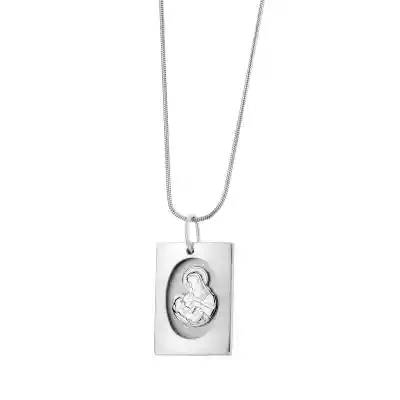 Medalik srebrny Matka Boska Karmiąca Podobne : Medalik srebrny z aniołkiem - 130046
