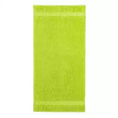 Ręcznik Frotte Imperial z żakardową bordiurą w kolorze zielonym.