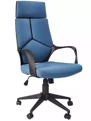 Fotel obrotowy Vorega niebieski Podobne : Fotel obrotowy welurowy biały NOLO - 166712