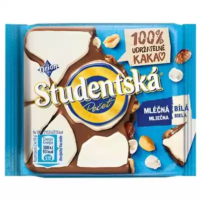 Orion Studentská Czekolada mleczna i bia Artykuły spożywcze > Słodycze > Czekolady