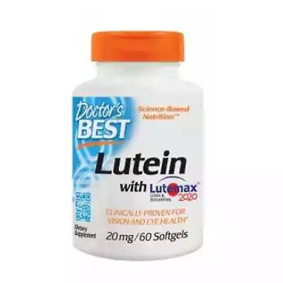 Doctor's Best Lekarze Najlepsza luteina  Podobne : Now Foods Lutein Double Strength, 20 mg, 90 Vcaps (Opakowanie po 3) - 2803025