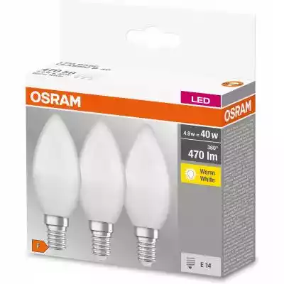 OSRAM - Żarówka LED Base Classic B FR 40 non-dim 4, 9W/827 E14