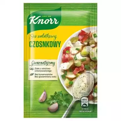 Knorr Sos sałatkowy czosnkowy 8 g Podobne : KNORR Rosół z kury 60 g - 250443