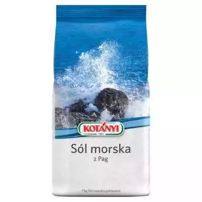 Kotányi Sól morska z Pag 1 kg Artykuły spożywcze > Przyprawy i dodatki kulinarne > Sól i pieprz