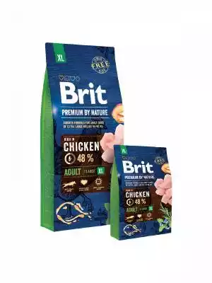Brit Premium By Nature Adult XL - sucha  buduje