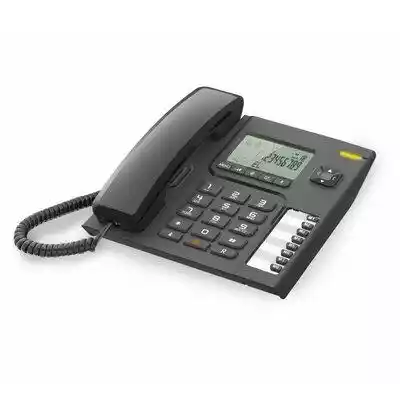 Alcatel  Telefon przewodowy czarny T76 Podobne : ALCATEL T06 Czarny - 354661