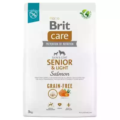 Brit Care Dog Grain-free Senior & Light, Podobne : Brit Care Grain-Free Senior & Light Salmon – sucha karma dla psa - 3 kg - 88935