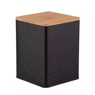 ALTOM DESIGN - Puszka kwadratowa z pokrywą bambusową 11x11x14 cm , TEA
