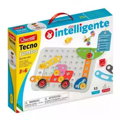 Quercetti Zestaw startowy Techno jumbo Zabawki/Zabawki dla najmłodszych/Edukacyjne