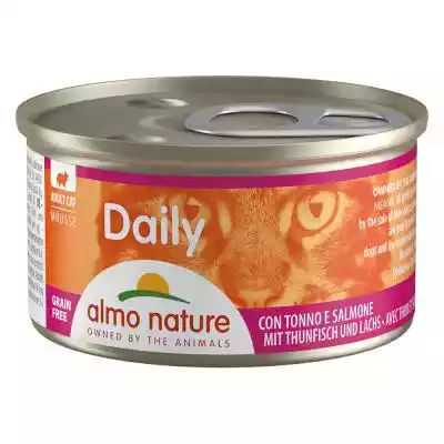 Korzystny pakiet Almo Nature Daily Menu, Podobne : Korzystny pakiet Almo Nature Daily Menu, 12 x 85 g - Mus z tuńczykiem i łososiem - 340624