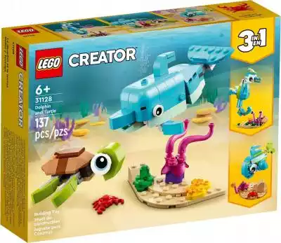 Lego Creator Delfin i żółw 3w1 31128 Allegro/Dziecko/Zabawki/Klocki/LEGO/Zestawy/Creator 3 w 1