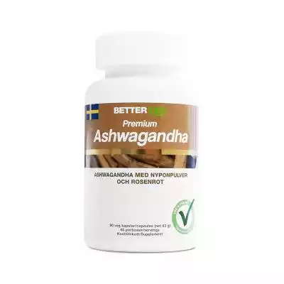 Better You Premium ASHWAGANDHA 90 kaps. Podobne : Ashwagandha (60 kaps.) - 1698