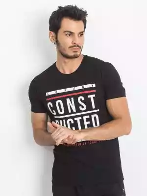 T-shirt T-shirt męski czarny Podobne : Czarny T-Shirt Męski Soft Trec 007 Black - M - 113736