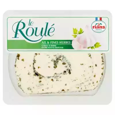 Rians - Rolada serowa z ziołami i czosnk Podobne : Rians - Ser miękki z mleka koziego pasteryzowanego - 224604