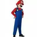 Suning Super Mario Luigi Kostium cosplayowy Dorosły Dzieci Fantazyjna sukienka Strój Odzież Mario Czerwony Chłopiec M