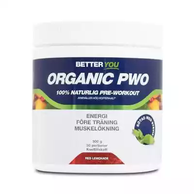 Better You Organic PWO 300 g aktywnosci