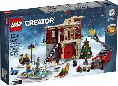 Lego Creator 10263 Remiza strażacka Podobne : Lego 10263 Remiza strażacka w zimowej wiosce - 3252335
