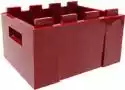Lego skrzynia skrzynka pojemnik 30150 bordowa