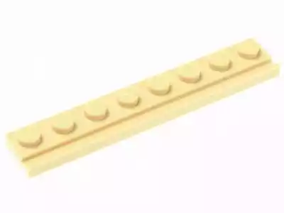 Lego Płytka z krawędzią 1x8 4510 tan