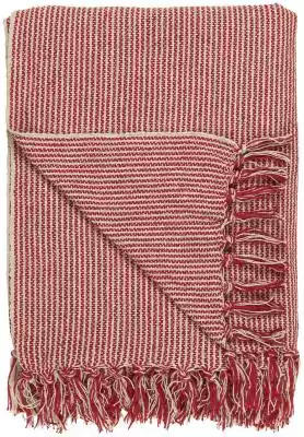 Koc/pled red small stripes Ib Laursen Podobne : Pled Fuar miętowy 130 x 170 cm - 1042587