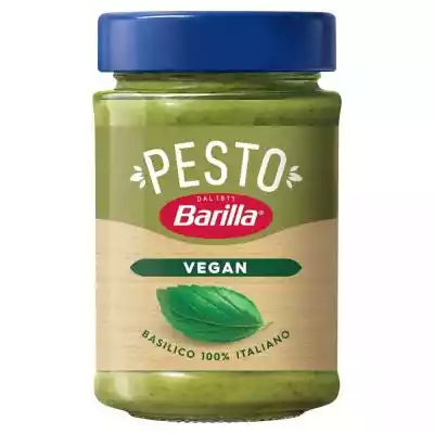 Barilla Sos pesto vegan z bazylią 195 g Artykuły spożywcze > Zdrowa żywność > Produkty wegetariańskie