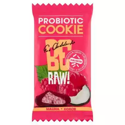Be Raw! Probiotic Cookie Ciasteczko mali pozostale do fitness i silowni