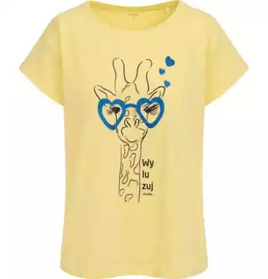 Damski t-shirt z krótkim rękawem, z żyra dla dorosłego/Kobieta/Bluzki i T-shirty