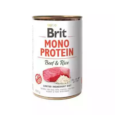 BRIT Mono Protein Beef&Rice - mokra karm Podobne : BRIT Mono Protein Mix 8 Smaków - mokra karma dla psa - 8x400 g - 88635